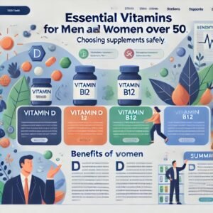 As we age, our bodies need specific vitamins and minerals to sustain health and energy levels. Meeting these needs can support immune function,maintain muscle and bone strength, and enhance overall well-being. This guide highlights the key vitamins crucial for maintaining health after fifty.